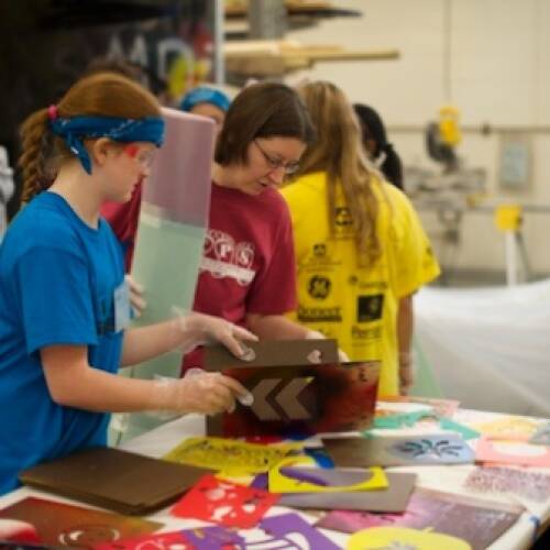 GVSU Engineering Student Leads Young Women at STEPS Camp